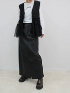 Tiered Tulle Ruffle Vest