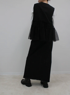 Tiered Tulle Ruffle Vest