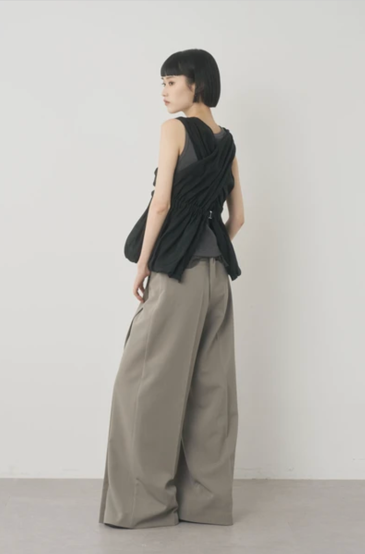 Gathered Tulle Bubble Vest