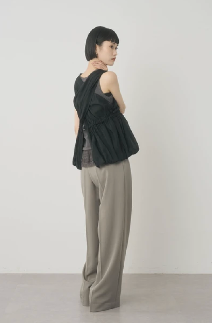 Gathered Tulle Bubble Vest