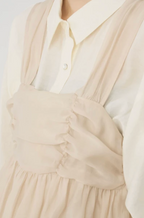 Gathered Tulle Bubble Vest