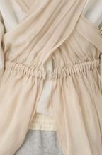 Gathered Tulle Bubble Vest