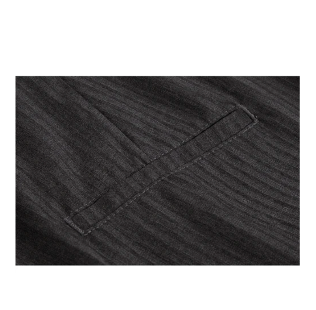 Deep Pleat Wide-Leg Trousers