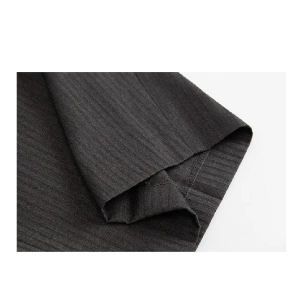 Deep Pleat Wide-Leg Trousers