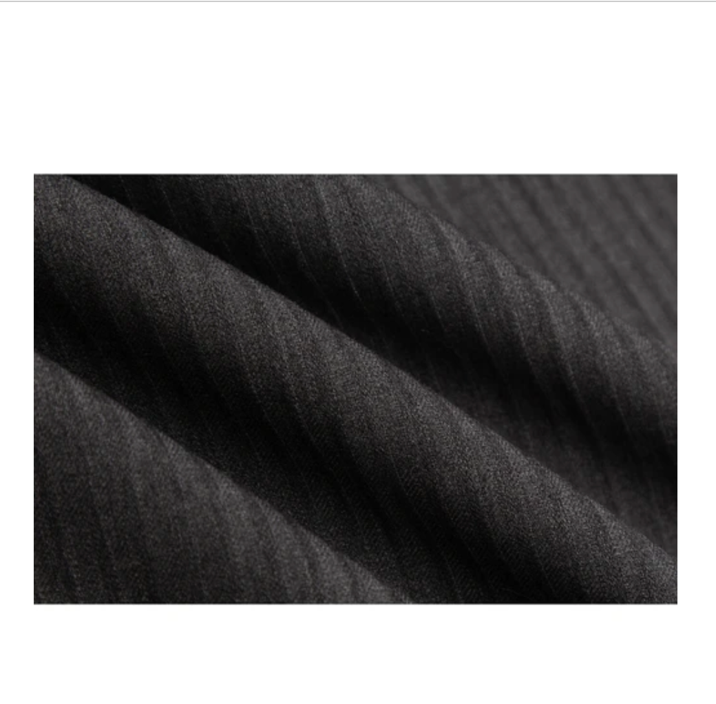 Deep Pleat Wide-Leg Trousers