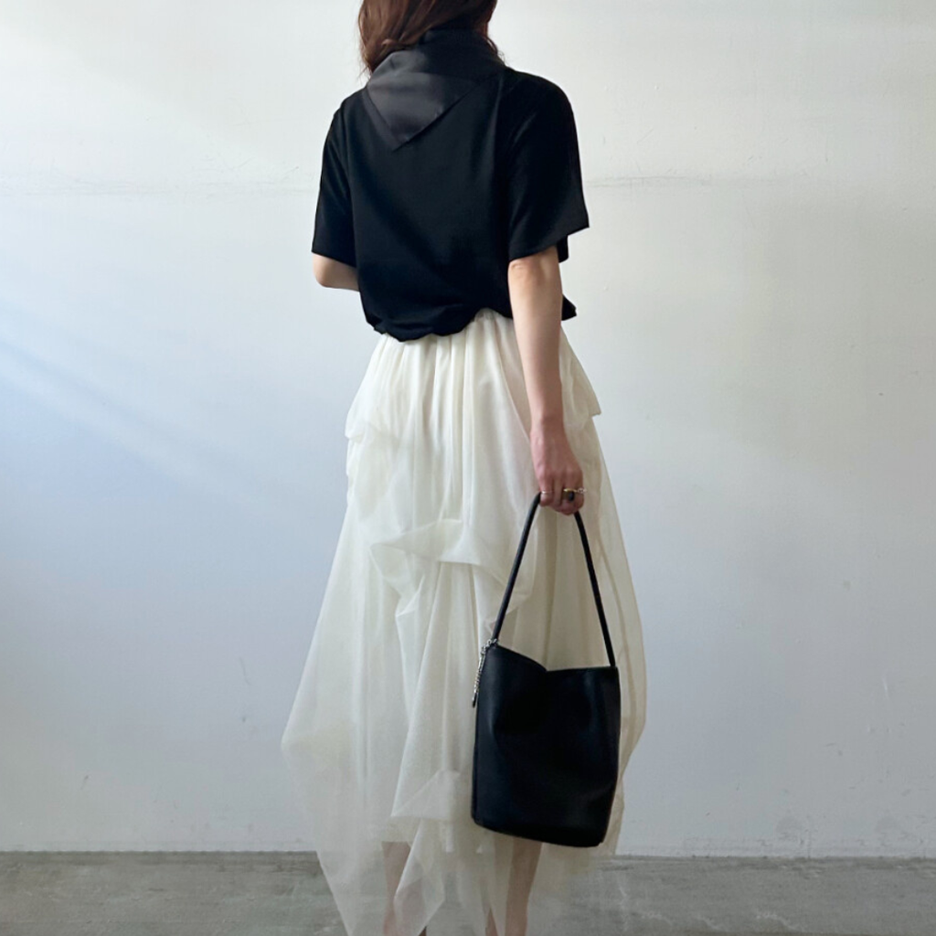 Satin Scarf Tee
