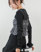 Knit Dress + Bustier Skirt Set
