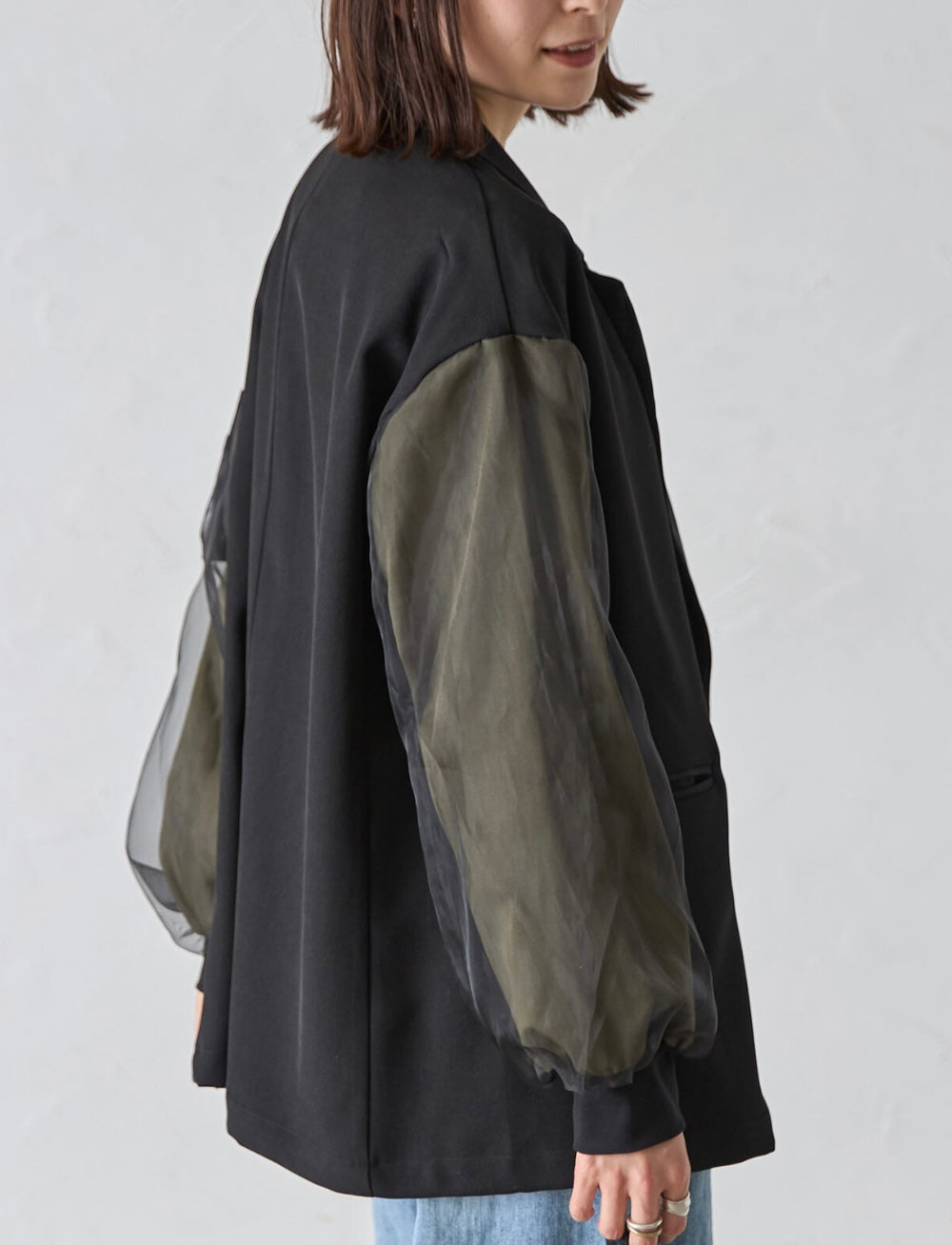 MA-1 Sheer Cuff Jacket