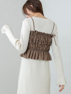 Knit Dress + Bustier Skirt Set