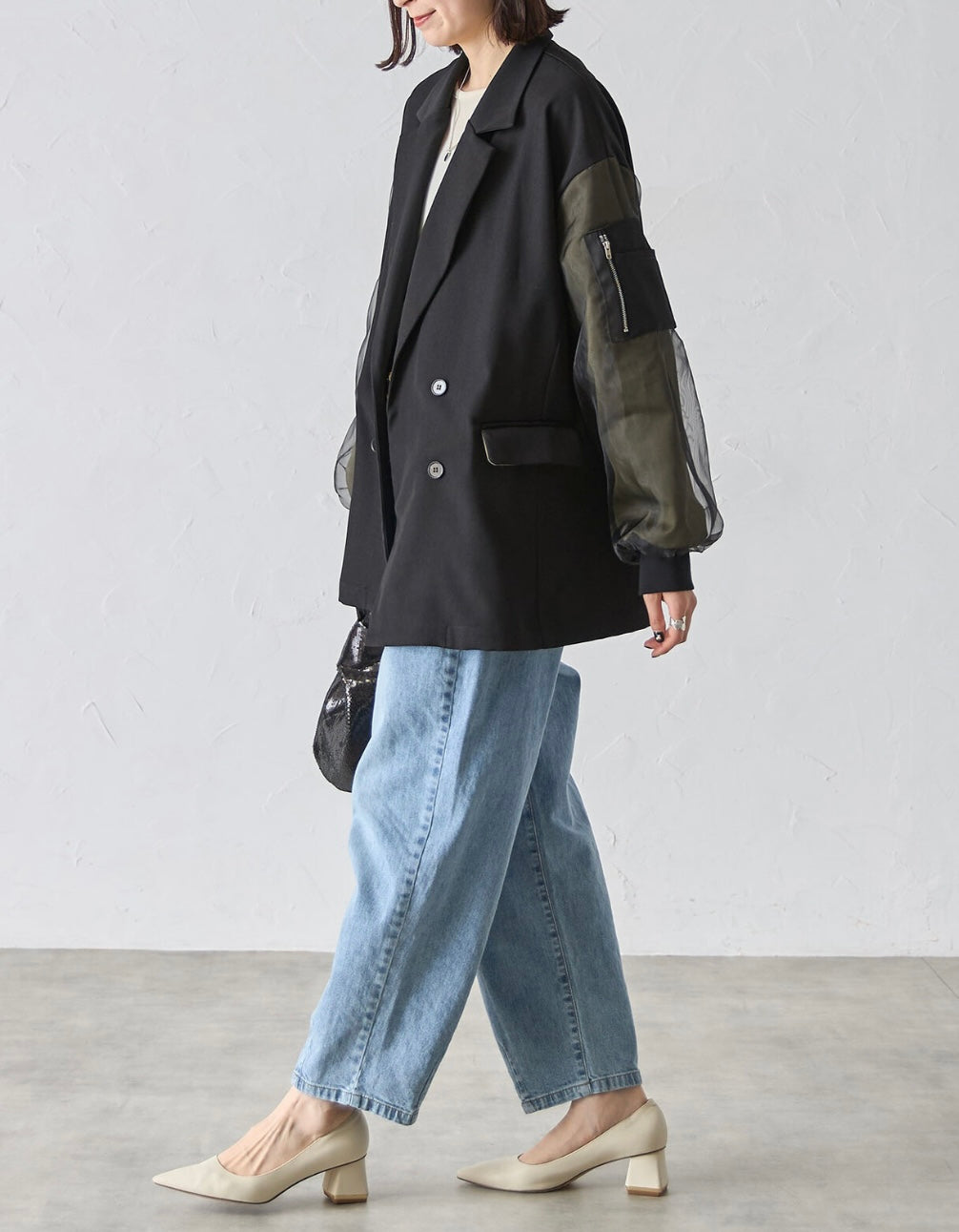 MA-1 Sheer Cuff Jacket