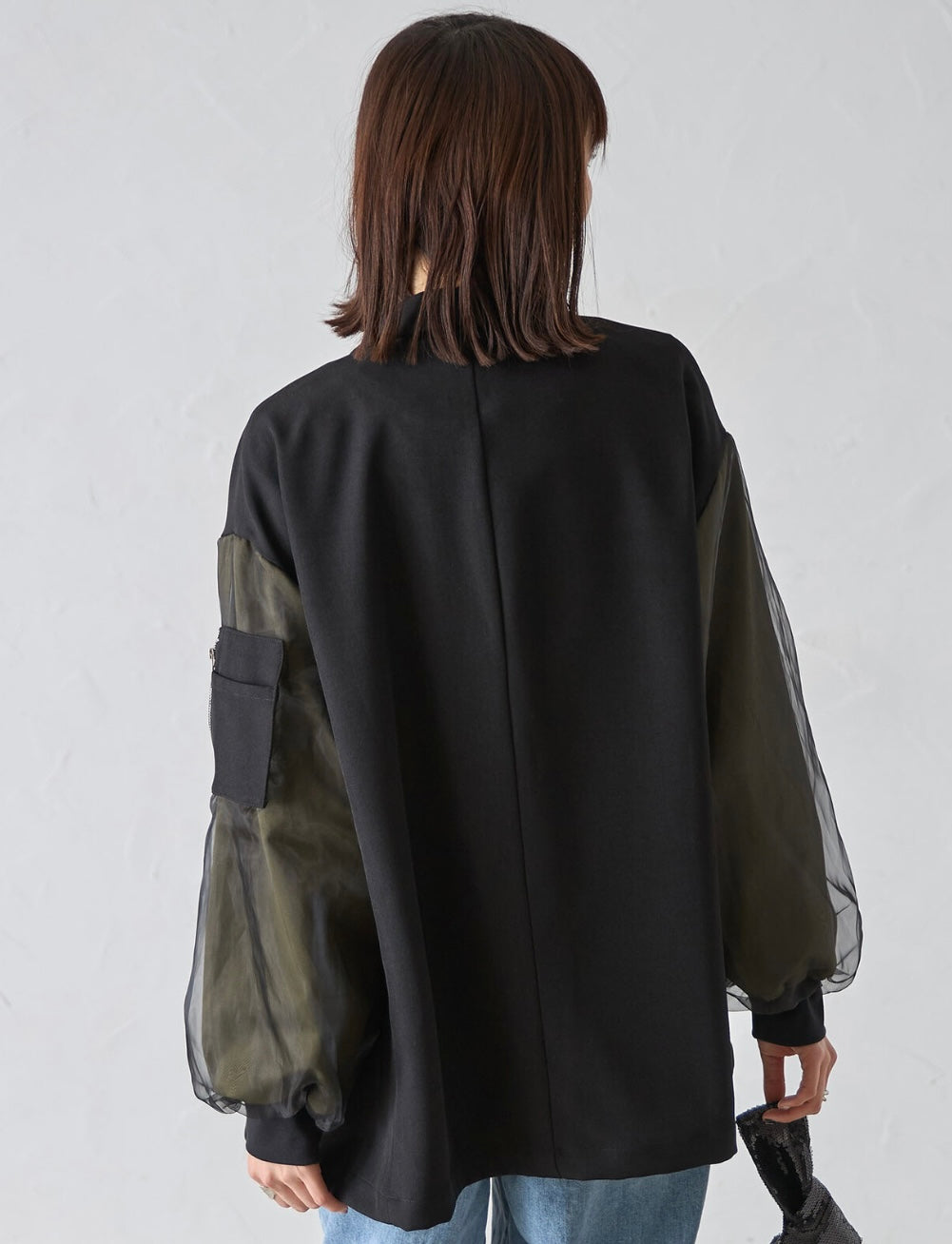 MA-1 Sheer Cuff Jacket
