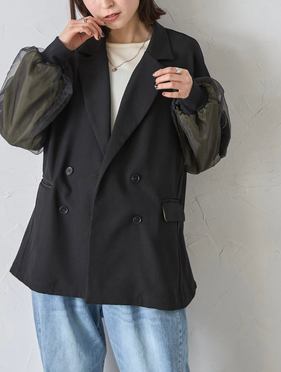 MA-1 Sheer Cuff Jacket