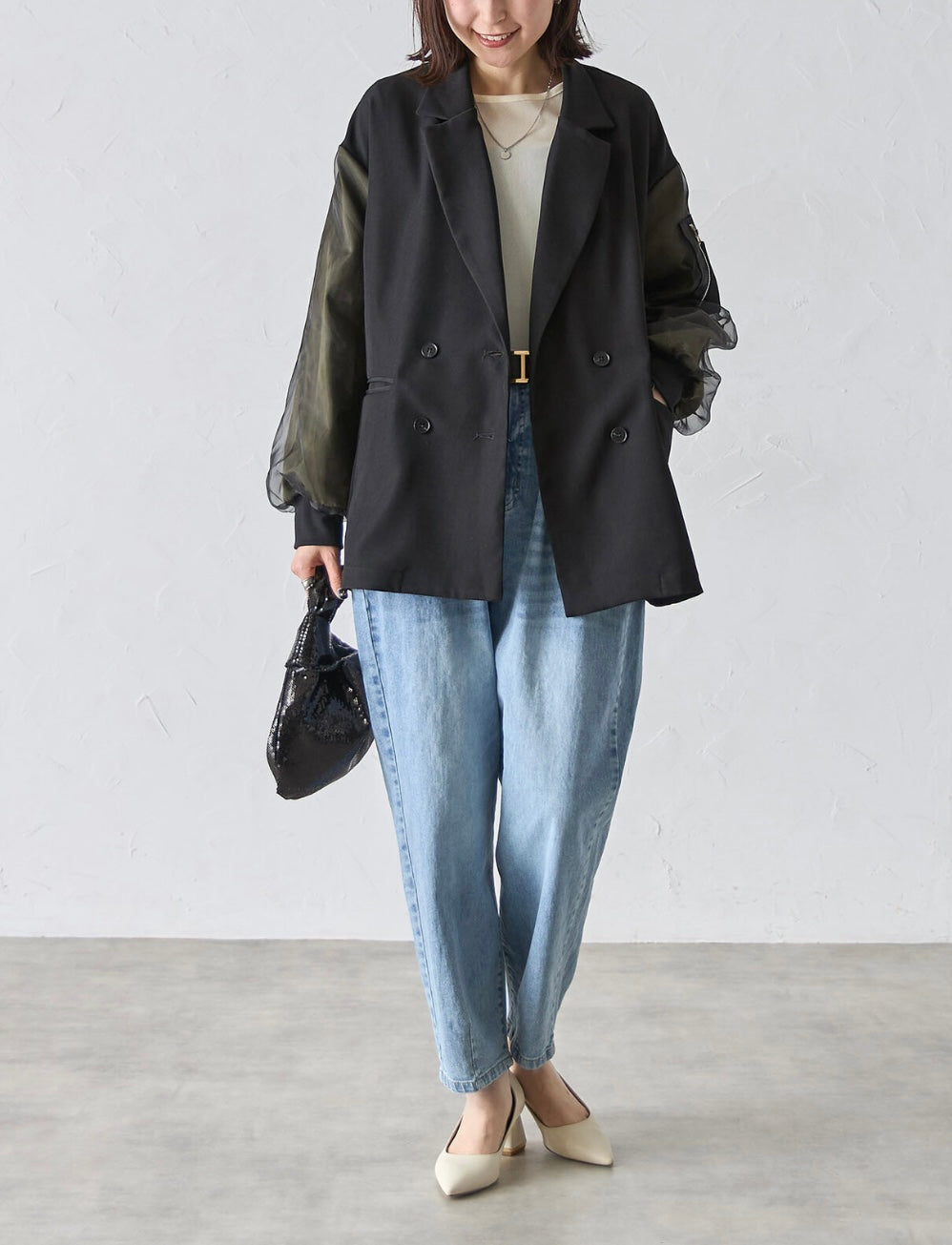MA-1 Sheer Cuff Jacket