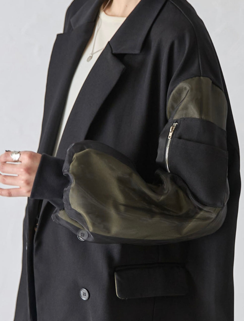 MA-1 Sheer Cuff Jacket
