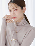 S-shape double hoop earrings