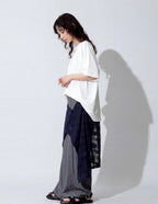 Layered Lace Wide-Leg Pants
